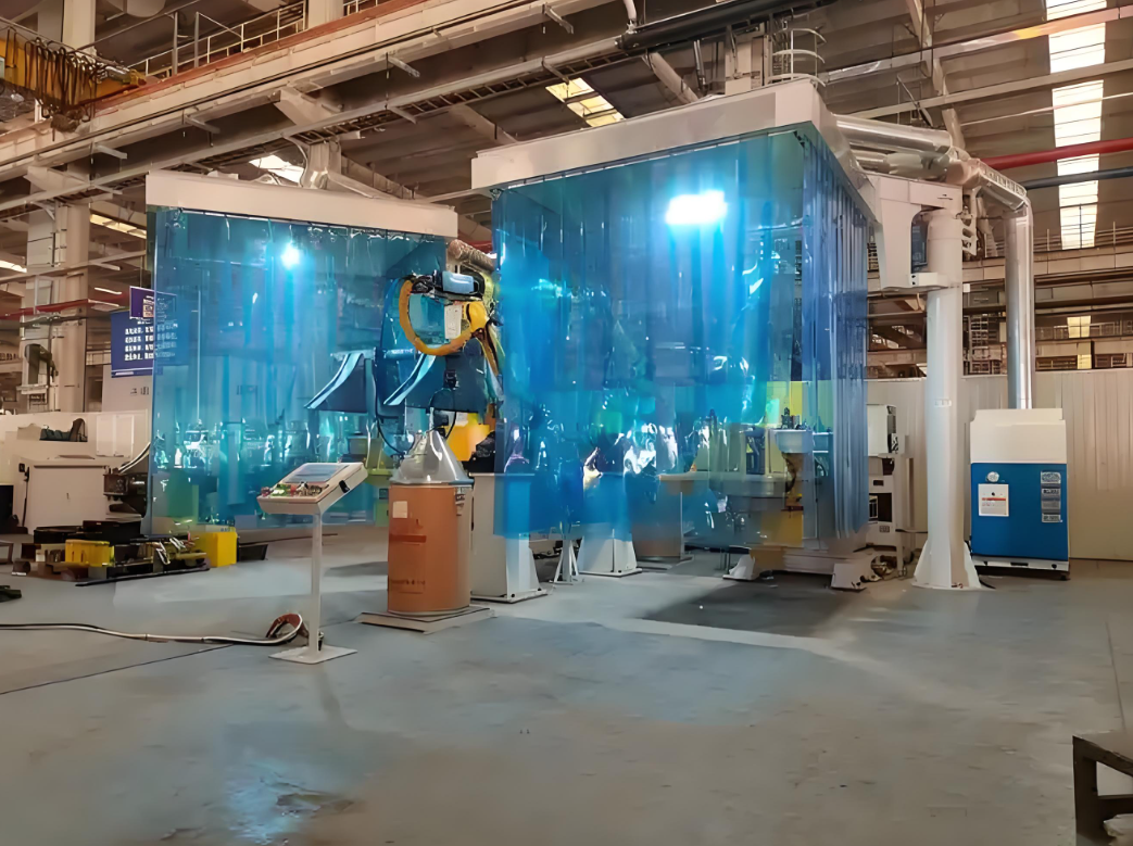 樸華科技除塵器焊接機器人作業