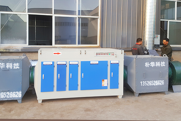 催化燃燒設備樸華科技安裝現場